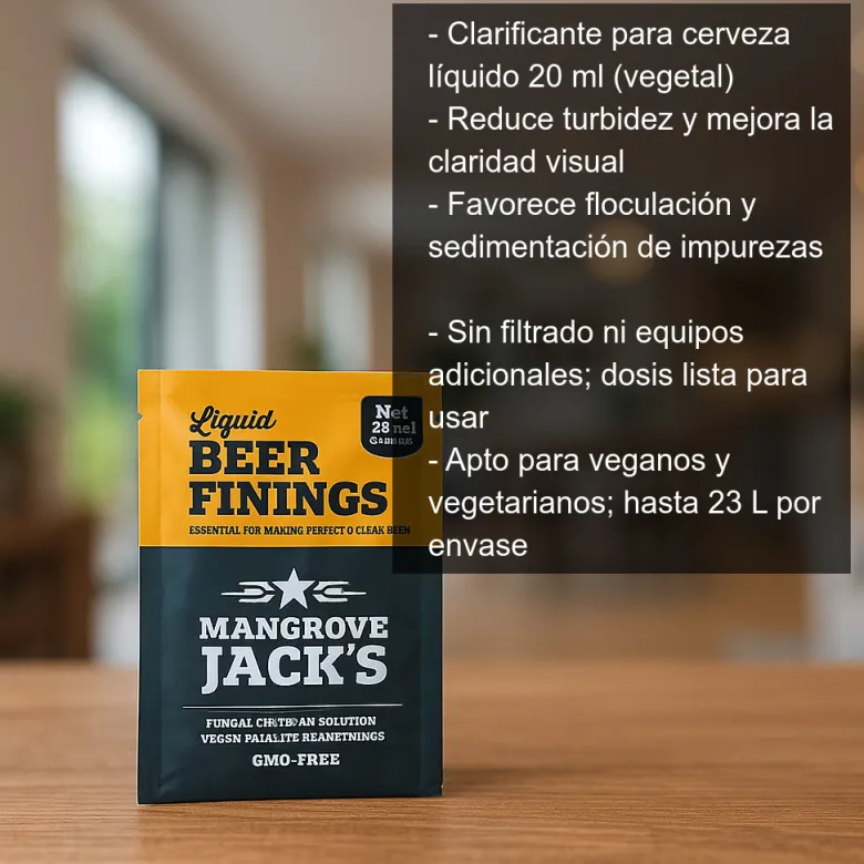 Clarificante para cerveza - 20 ml