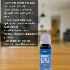 Colorante alimentario azul real - 25ml
