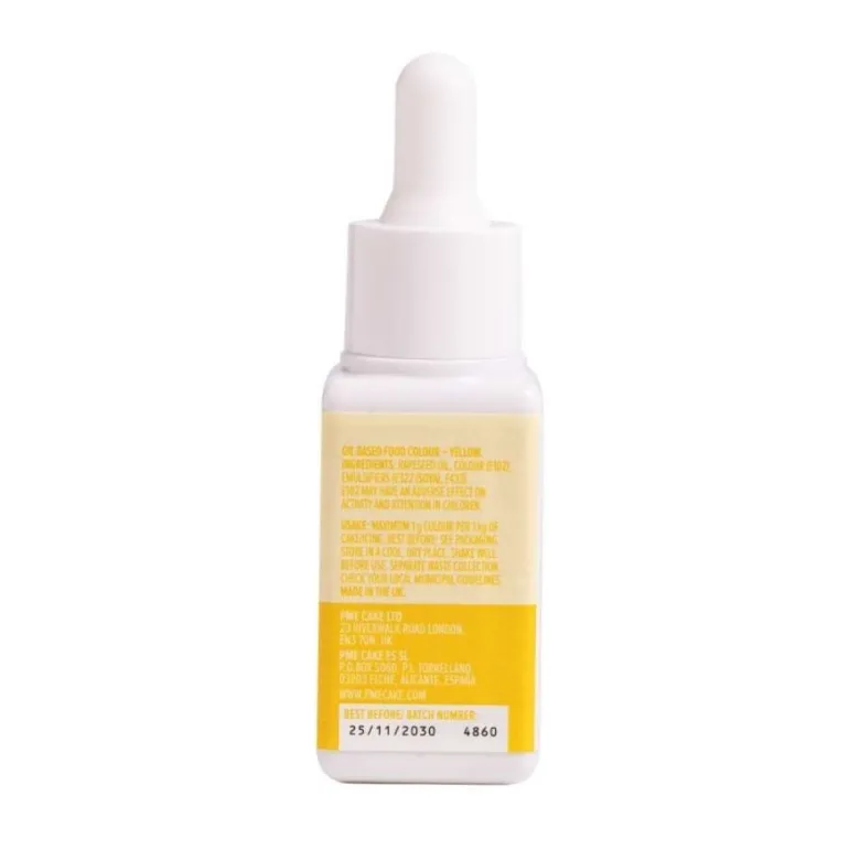 Colorante alimentario color amarillo liposoluble - 20ml