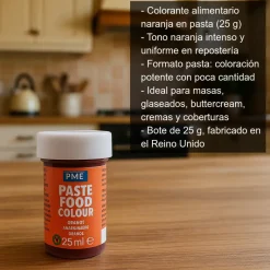 Colorante alimentario naranja - 25g