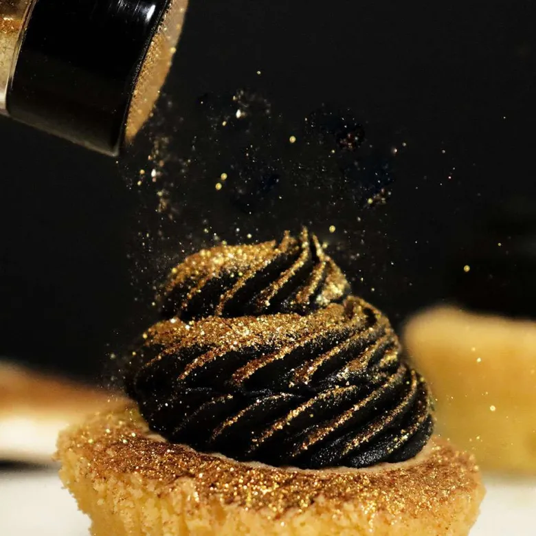 Colorante en polvo comestible - Oro - 10 g