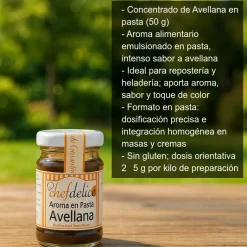 Concentrado de Avellana en pasta - 50gr