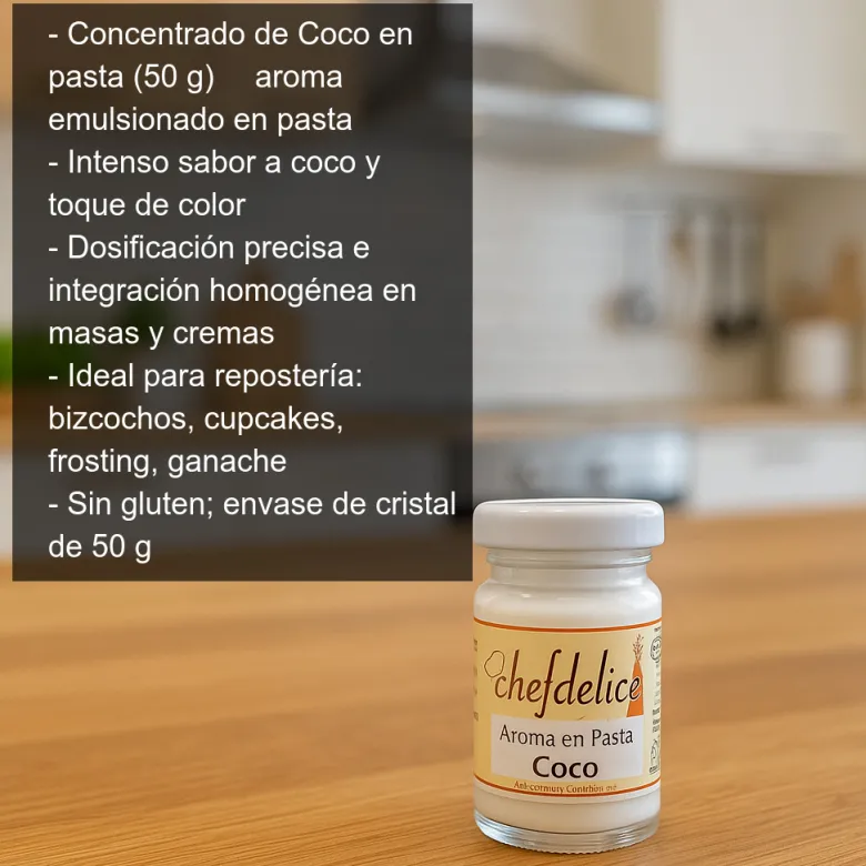 Concentrado de Coco en pasta - 50 g
