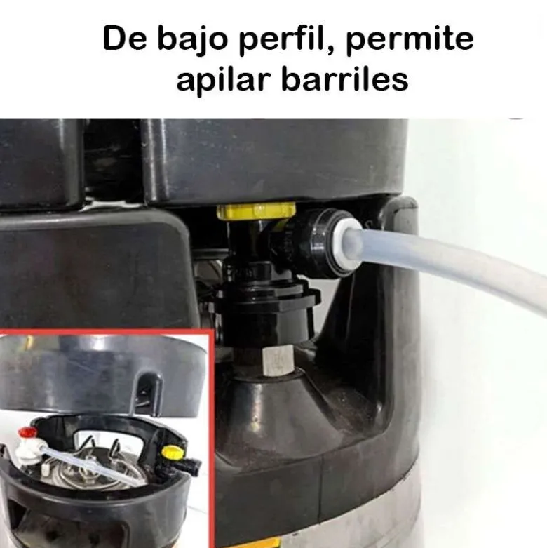 Conector ball-lock para gas - 3/8"