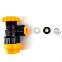 Conector cerveza con control de flujo