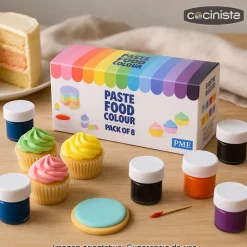 Conjunto de colorantes en pasta - 8 colores