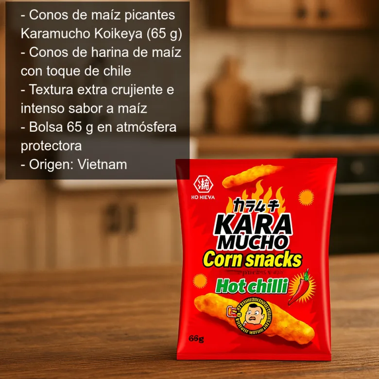 Conos de maíz picantes - 65g