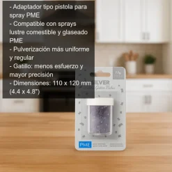 Copos plateados comestibles - 7,1g