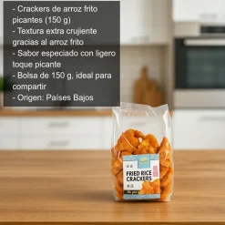 Crakers de arroz frito picantes - 150g