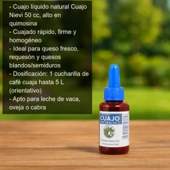 Cuajo líquido natural - 50 cc