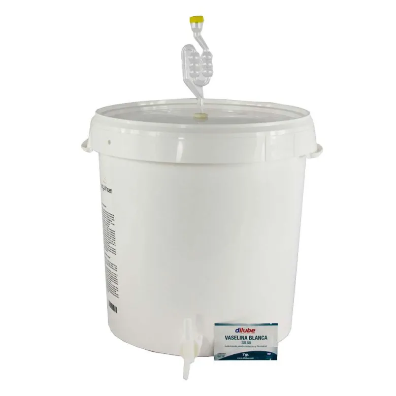 Cubo fermentador con grifo y válvula - 30l