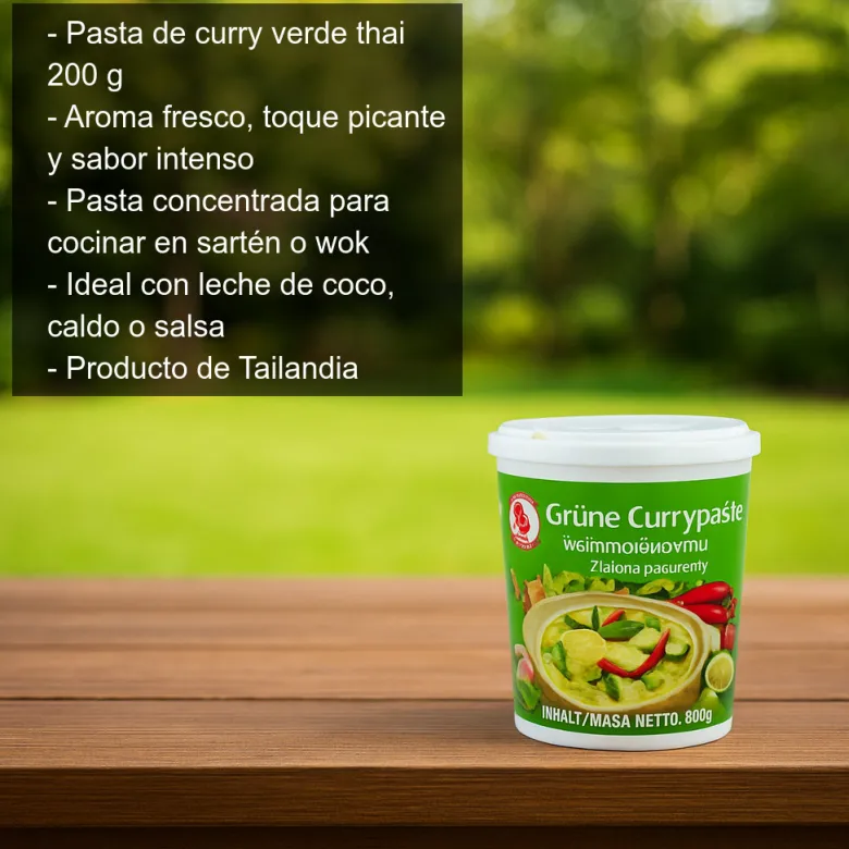 Curry verde en pasta - 200g