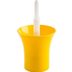 Enjuagador de botellas amarillo