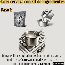 Equipo De Luxe con malta para hacer cerveza - 30 l