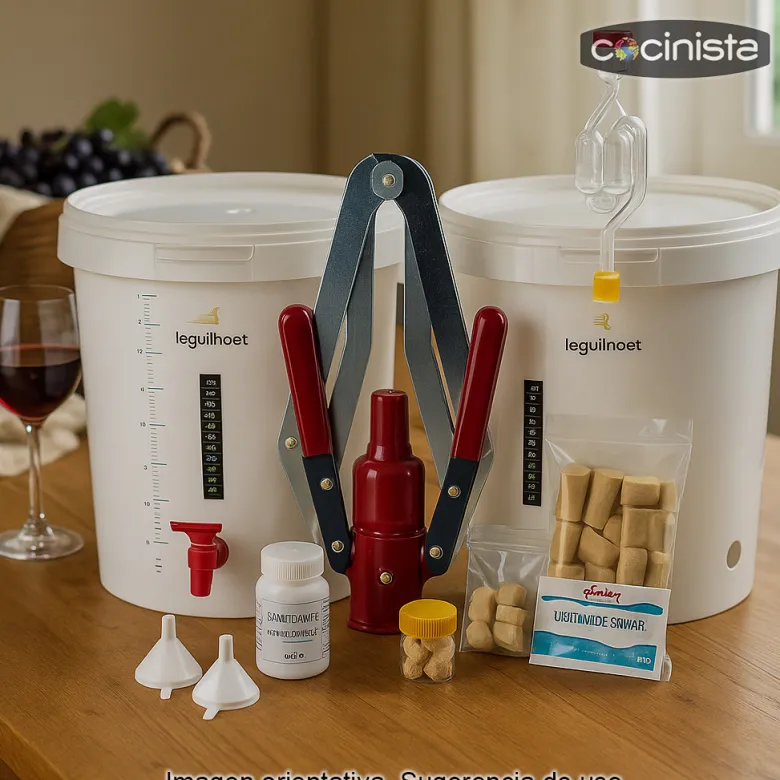 Equipo Estándar para hacer Vino
