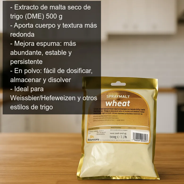 Extracto de malta seco de trigo - 500g