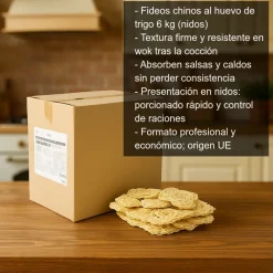 Fideos chinos al huevo - 6kg