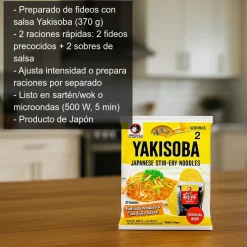 Fideos con salsa Yakisoba - 370g