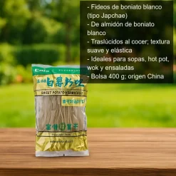 Fideos de boniato blanco - 400g