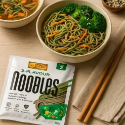 Fideos de dos sabores: espinacas y trigo sarraceno - 180g