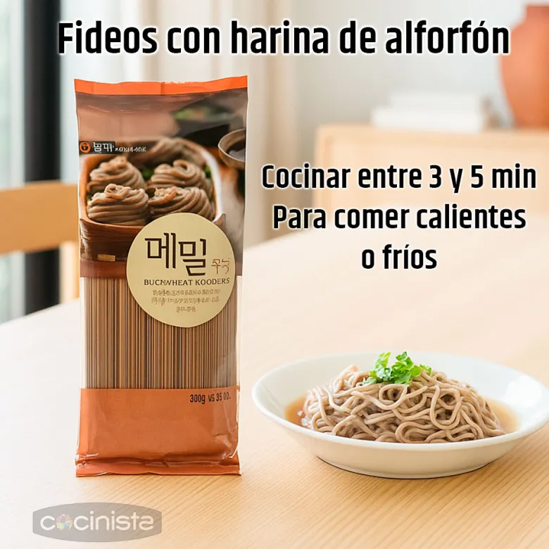 Fideos estilo coreano de alforfón - 300g