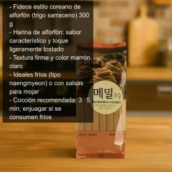 Fideos estilo coreano de alforfón - 300g