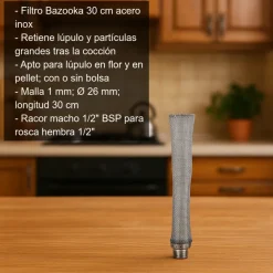 Filtro Bazooka - 30 cm