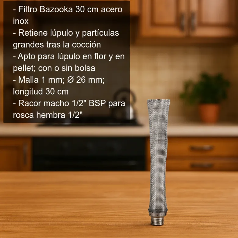 Filtro Bazooka - 30 cm
