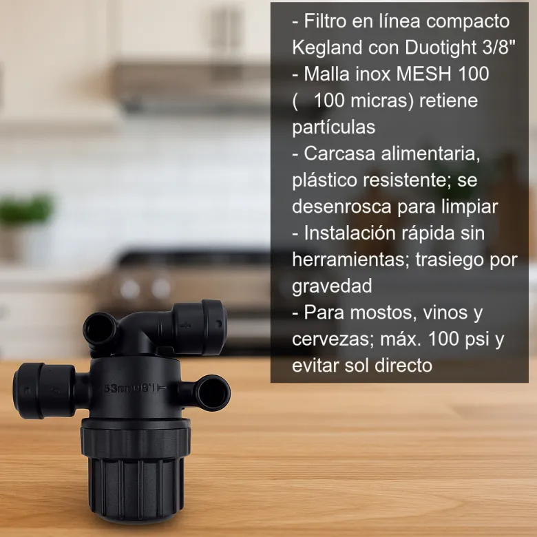 Filtro con carcasa
