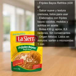 Frijoles Bayos Refritos - 430g