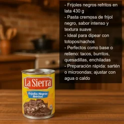 Frijoles negros refritos - 430g