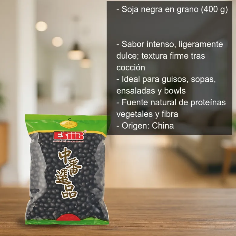 Granos de soja negra - 400g
