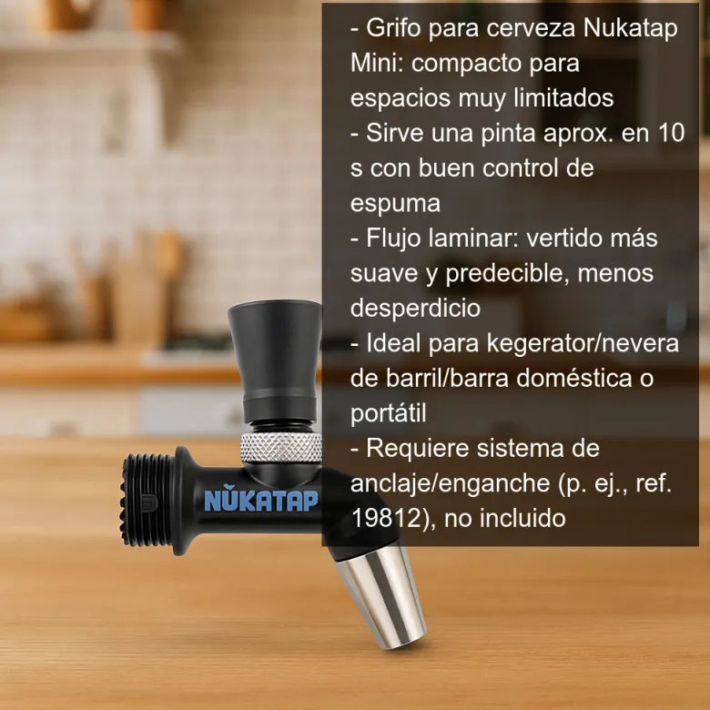 Grifo para cerveza Nukatap Mini