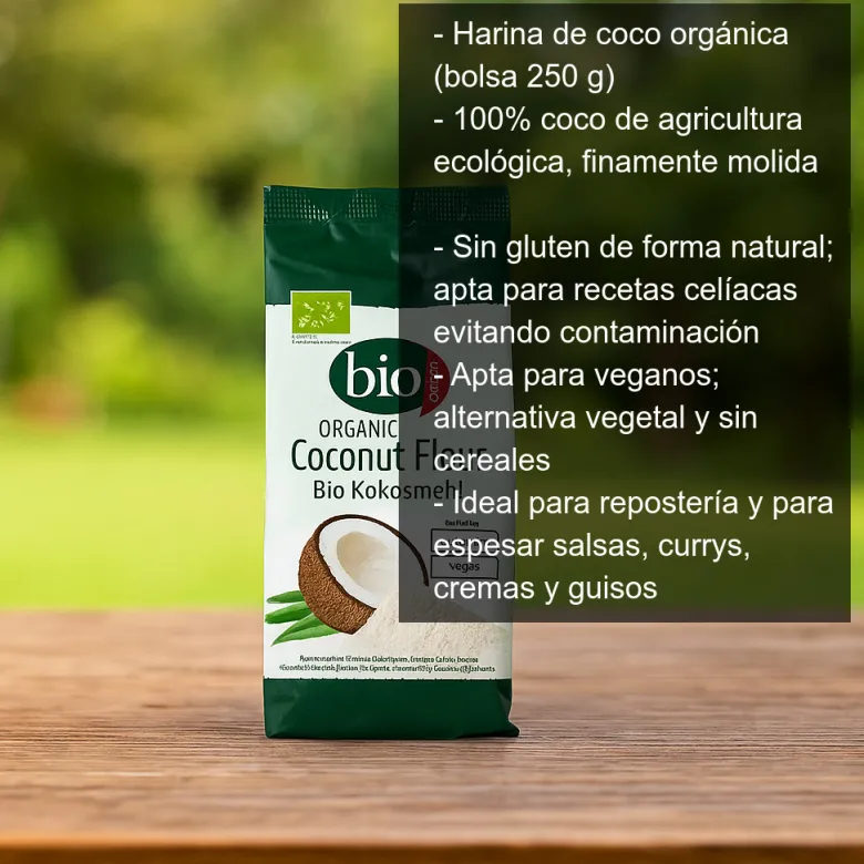 Harina de Coco Orgánica - 250g