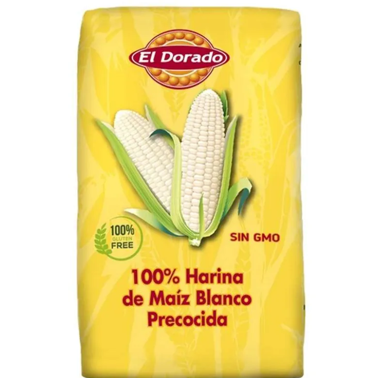 Harina precocida de maíz blanca - 1kg