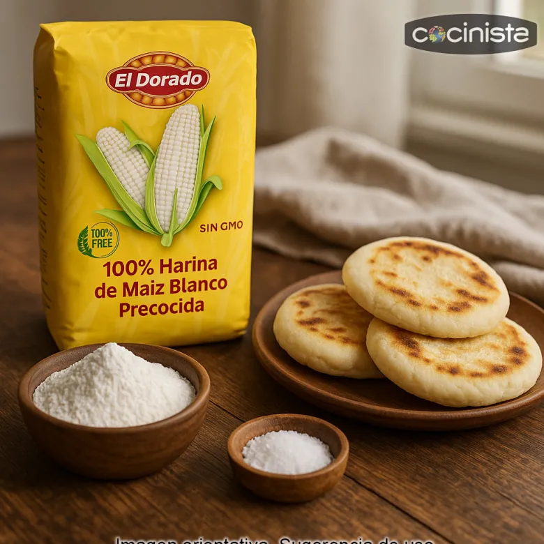 Harina precocida de maíz blanca - 1kg