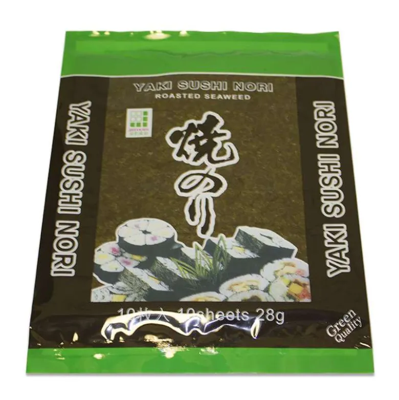 Hojas de alga Nori para sushi - 10 hojas