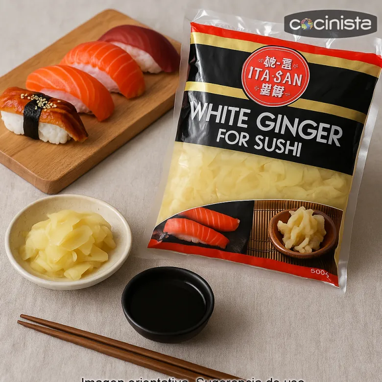 Jengibre encurtido blanco - 1 Kg