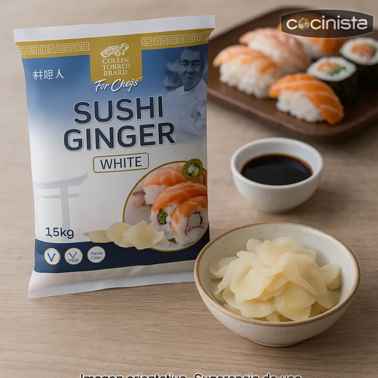 Jengibre para sushi - 1,5 kg