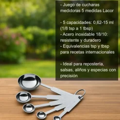 Juego cucharas 5 medidas