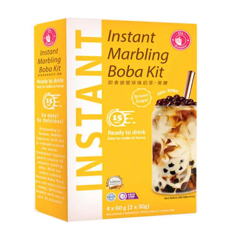 Kit Bubble Tea Azúcar Moreno (Té de burbujas) - 4 servicios