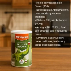 Kit de cerveza Belgian Brown - 15l