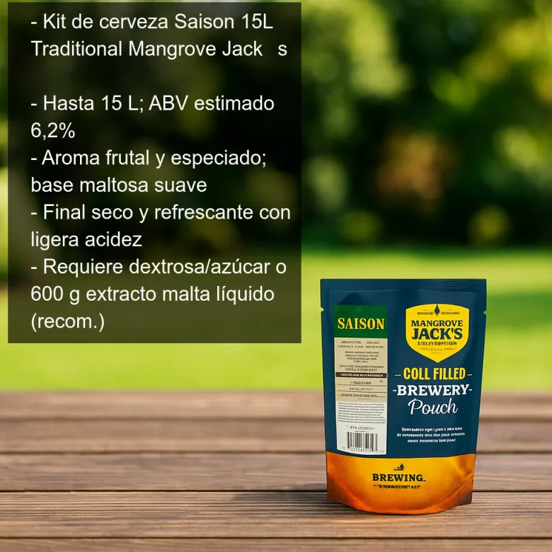 Kit de cerveza Saison - 15L