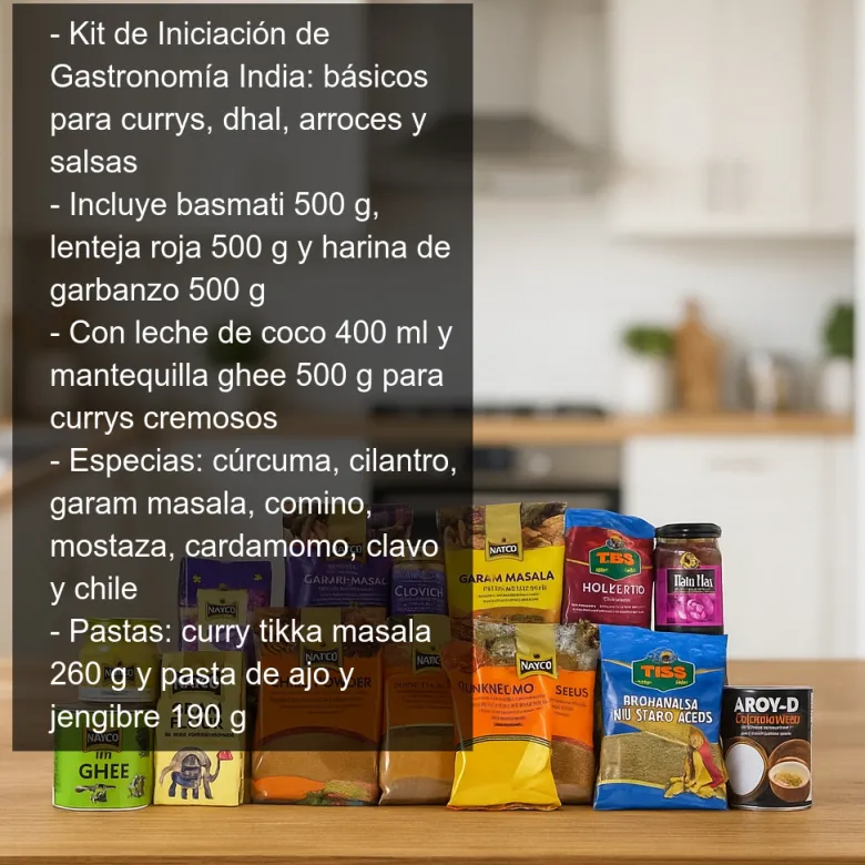 Kit de Gastronomía India