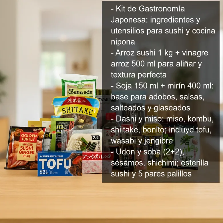 Kit de Gastronomía Japonesa