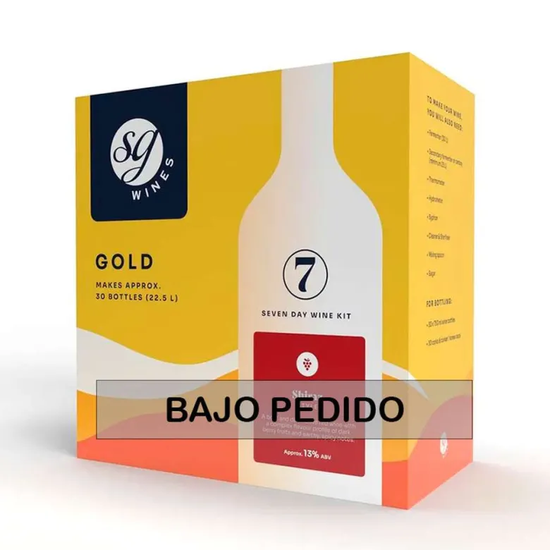 Kit de vino Shiraz - 22.5 Litros
