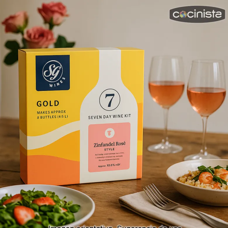 Kit de vino Zinfandel Rosé - 4.5 Litros