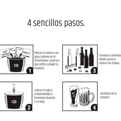 Kit ingredientes para cerveza Pilsner - 5 litros
