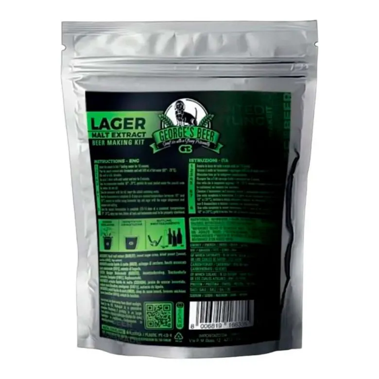 Kit ingredientes para cerveza Lager - 5 litros