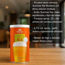 Kit para hacer cerveza Summer Ale - 23 litros